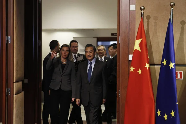 Eu - china strategischer dialog auf außenministerebene in bruss — Stockfoto
