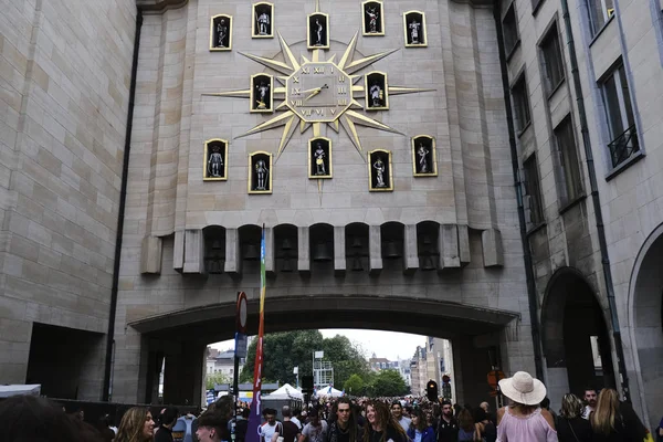 Bruselas Bélgica Mayo 2019 Gente Participa Desfile Anual Del Orgullo —  Fotos de Stock