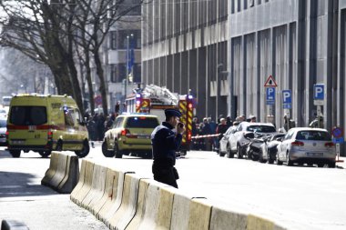 Bru'da Avrupa kurumlarına yakın bir binada bomba tehdidi