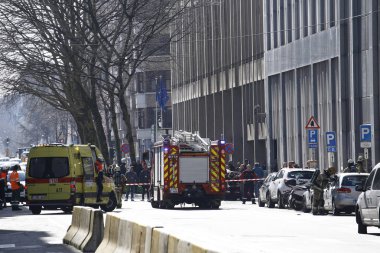 Bru'da Avrupa kurumlarına yakın bir binada bomba tehdidi