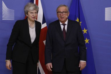 İngiltere Başbakanı Theresa May ve Ab Comm Toplantısı