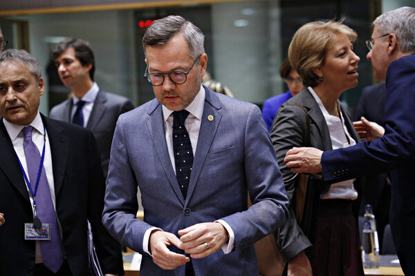 Совет ЕС по общим делам в Брюсселе, Бельгия
