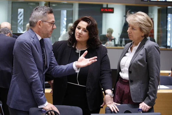 Consejo de Asuntos Generales de la UE en Bruselas, Bélgica — Foto de Stock