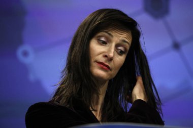 Brüksel, Belçika'da Güvenlik Birliği ile ilgili basın toplantısı