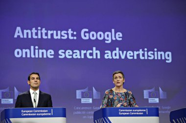 B Google online arama reklam antitröst basın toplantısı