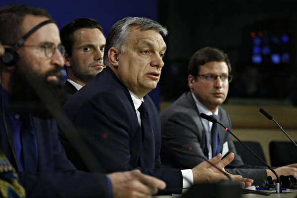 Hungarian Prime Minister Viktor Orban at the EPP Political Assem