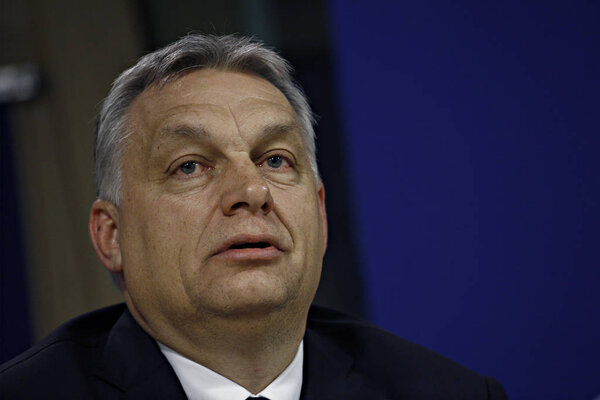 Hungarian Prime Minister Viktor Orban at the EPP Political Assem