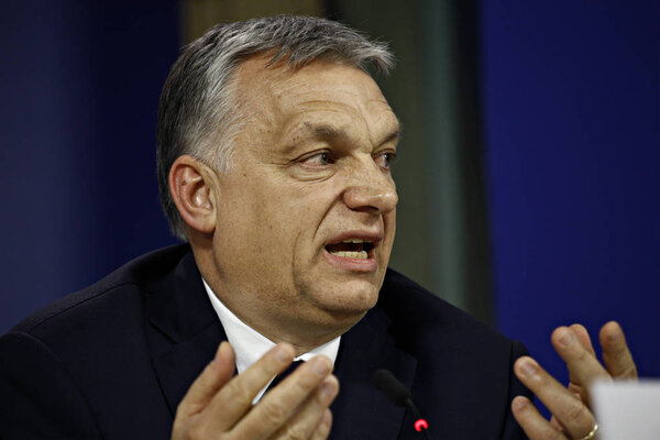 Hungarian Prime Minister Viktor Orban at the EPP Political Assem