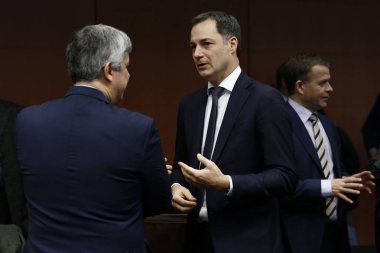 Eurogoup Maliye bakanları Brüksel'de bir araya geldi, Belçika
