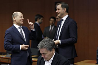 Eurogoup Maliye bakanları Brüksel'de bir araya geldi, Belçika