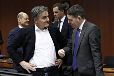 Eurogoup Maliye bakanları Brüksel'de bir araya geldi, Belçika