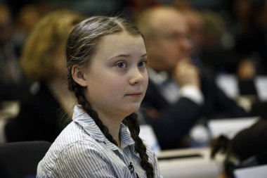 İsveçli çevre aktivisti Greta Thunberg bir konferansa katıldı