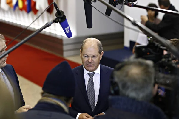 Reunión de los ministros de Hacienda de Eurogoup en Bruselas, Bélgica —  Fotos de Stock