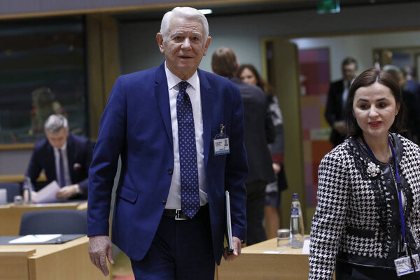 Совет ЕС по международным делам в Брюсселе, Бельгия
