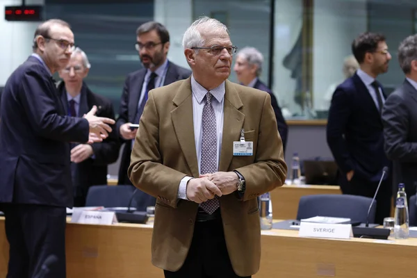 Consejo de Asuntos Exteriores de la UE en Bruselas, Bélgica — Foto de Stock