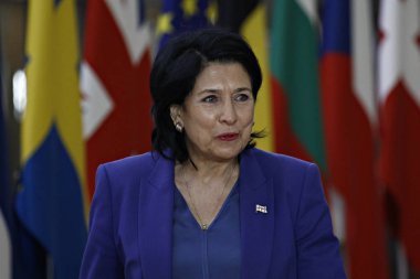 Gürcistan Cumhurbaşkanı Salome Zurabishvili Brüksel'de