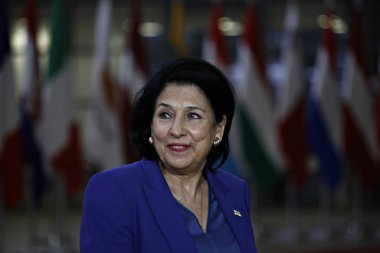 Gürcistan Cumhurbaşkanı Salome Zurabishvili Brüksel'de