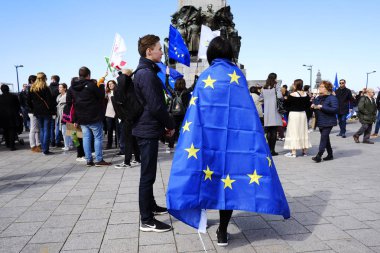  Brüksel'de Avrupa Birliği yanlısı gösteri, Belçika