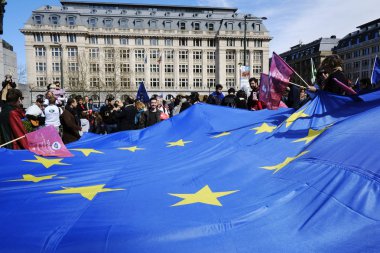 Brüksel'de Avrupa Birliği yanlısı gösteri, Belçika