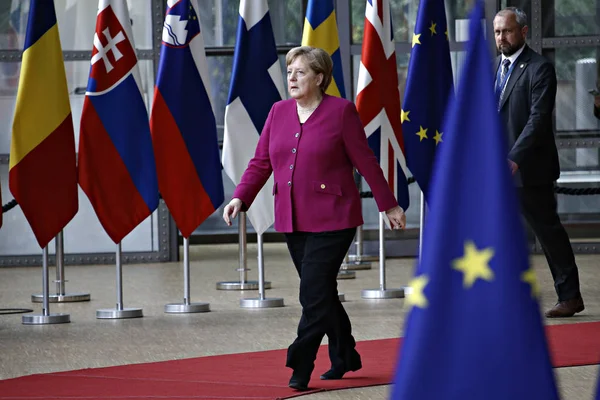 Саммит глав государств и правительств ЕС в Брюсселе — стоковое фото