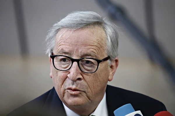 Brusel Belgie Května 2019 Předseda Evropské Komise Jean Claude Juncker — Stock fotografie