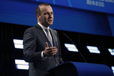 Avrupa Birliği Parlamentosu'nda Seçim Gecesi. Brüksel, Belçika