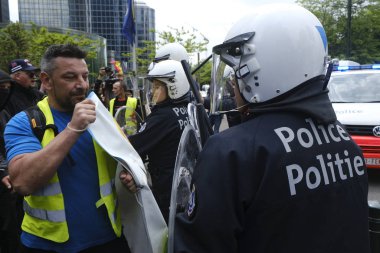 Brüksel'de sarı yelek protestosu, Belçika