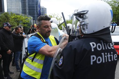 Brüksel'de sarı yelek protestosu, Belçika