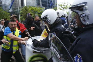 Brüksel'de sarı yelek protestosu, Belçika