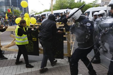 Brüksel'de sarı yelek protestosu, Belçika