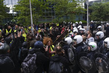 Brüksel'de sarı yelek protestosu, Belçika