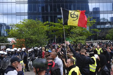 Brüksel'de sarı yelek protestosu, Belçika