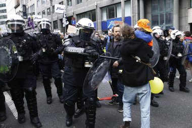 'İklim için Rise' gösterisi Brüksel, Belçika