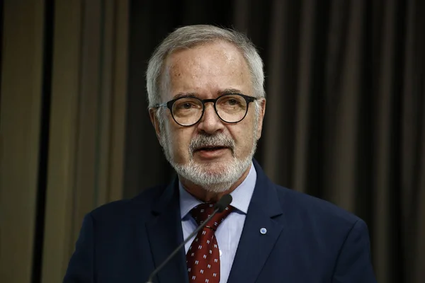 Presidente del Banco Europeo de Inversiones (BEI), Werner Hoyer , — Foto de Stock