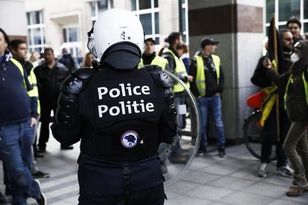 Demonstration av klimatförändringarna i Bryssel, Belgien — Stockfoto