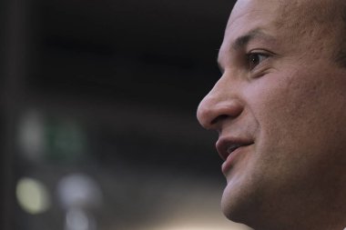 Brüksel, Belçika. 30 Haziran 2019. İrlanda Başbakanı Leo Varadkar Avrupa Birliği zirvesine katılacak. 
