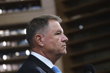 Romanya Cumhurbaşkanı Klaus Iohannis, Avrupa Birliği (Ab) liderlerinin zirvesi için 30 Haziran 2019'da Brüksel'e geldi