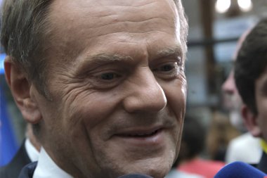 Avrupa Konseyi Başkanı Donald Tusk, 2 Temmuz 2019'da Brüksel'deki Avrupa Konseyi Avrupa Konseyi'nde Avrupa Birliği liderler zirvesine katıldı. 
