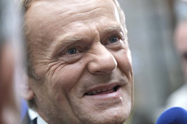 Avrupa Konseyi Başkanı Donald Tusk, 2 Temmuz 2019'da Brüksel'deki Avrupa Konseyi Avrupa Konseyi'nde Avrupa Birliği liderler zirvesine katıldı. 