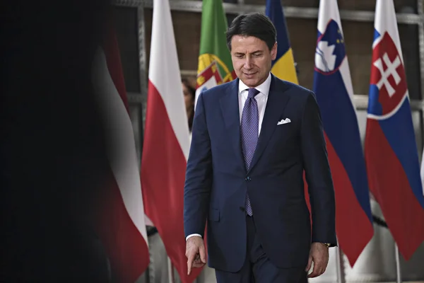 Brussels Belgium 30Th June 2019 Italian Prime Minister Giuseppe Conte — Stock Photo, Image