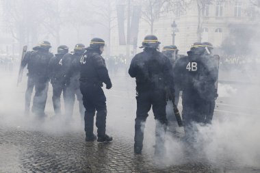 Paris'te Sarı Yelekler Protesto, Fransa