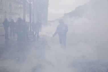 Paris'te Sarı Yelekler Protesto, Fransa
