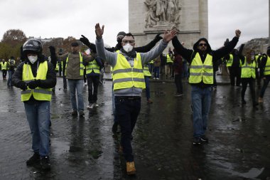 Paris'te Sarı Yelekler Protesto, Fransa