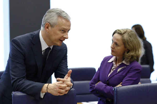 Eurogruppens sammanträde i Luxemburg — Stockfoto