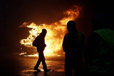 Paris'te Sarı Yelekler Protesto, Fransa