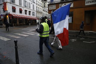 Paris'te Sarı Yelekler Protesto, Fransa