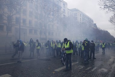 Paris'te Sarı Yelekler Protesto, Fransa
