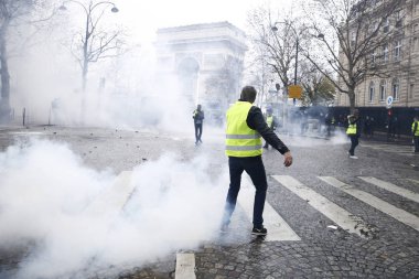 Paris'te Sarı Yelekler Protesto, Fransa