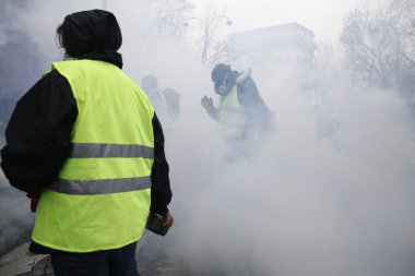 Paris'te Sarı Yelekler Protesto, Fransa