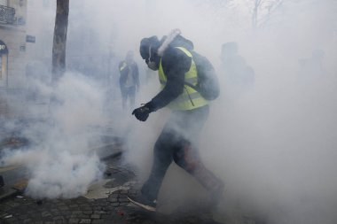 Paris'te Sarı Yelekler Protesto, Fransa